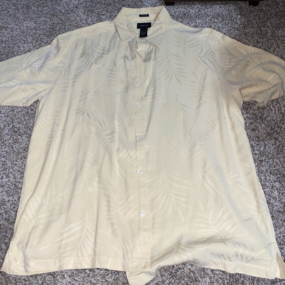 Silk Hawaiian shirt men